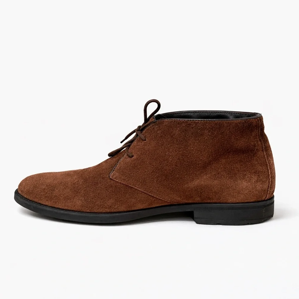 To Boot New York Conte Suede Chukka Boots Mens 11.5 Brown Italian Made